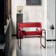 Knoll Breuer Wassily Poltrona Nero-Cuoio Spinneybeck ambientazione
