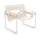 Knoll Breuer Wassily Poltrona Canvas Naturale vista