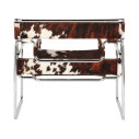 Knoll Breuer Wassily Poltrona Pelle Cavallino Spinneybeck Tri-Colour vista