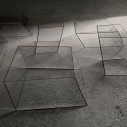 Wireframe Tavolo basso 40x38x45 Glas ambientazione