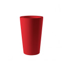X-Pot vaso H 83 Slide Design rosso fuoco