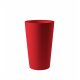 X-Pot vaso H 83 Slide Design rosso fuoco