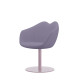 XOXO Sedia tessuto base rotonda rosa Qeeboo vista