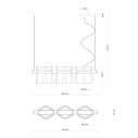 Yakitori C2790 Lampada a sospensione Decò Ferroluce specifiche