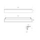 Zena 60 lampada da parete Nemo Lighting dimensioni