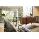 Zoom Credenza in piuma di Mogano ambientazione