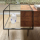 Zoom Credenza in piuma di Mogano ambientazione
